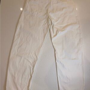 Zara White Wide Leg Jeans